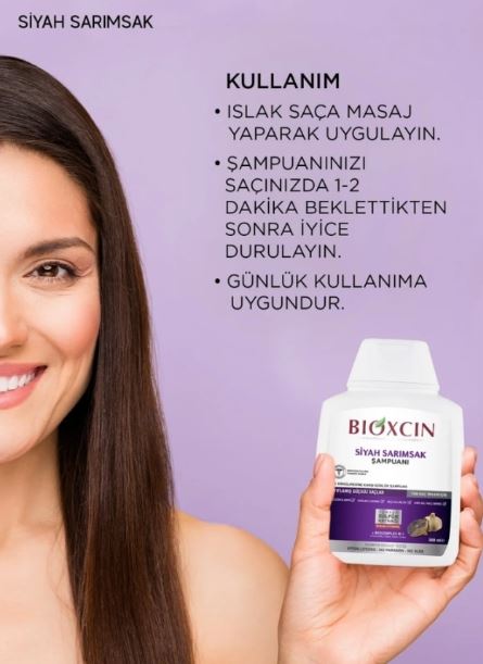 Bioxcin Siyah Sarımsaklı Şampuan Nasıl Kullanılır?